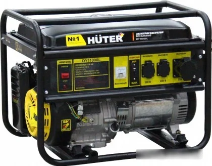 Бензиновый генератор Huter DY11000L