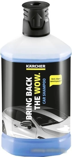 Karcher Автомобильный шампунь Plug 'n' Clean 3-в-1 1л 62957500