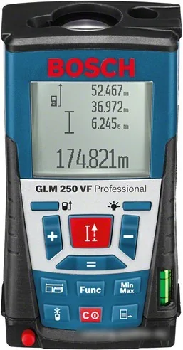 Лазерный дальномер Bosch GLM 250 VF + BS 150 Professional [061599402J]