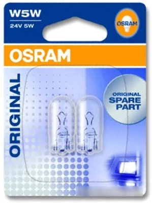 Галогенная лампа Osram W5W Original Line 2шт [2845-02B]