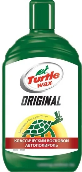 Turtle Wax Классический восковой автополироль Original Liquid 500 мл 53013