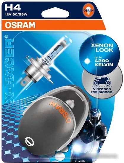 Галогенная лампа Osram X-Racer H4 64193XR-02B 1шт