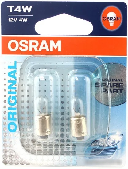 Галогенная лампа Osram T4W Original Line 2шт [3893-02B]