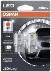 Светодиодная лампа Osram W21W 7705R-02B 2шт