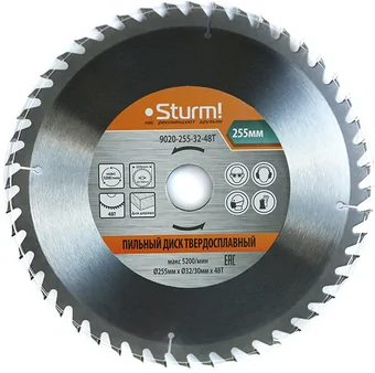 Пильный диск Sturm 9020-255-32-48T