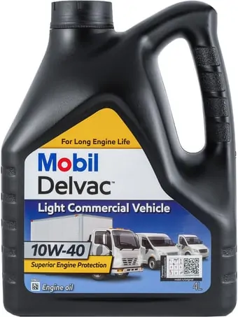 Моторное масло Mobil Delvac Light Commercial Vehicle 10W-40 4л